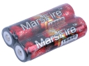 MarsFire 18650 3.7V 2600mAh Rechargeable Protected Battery 2-Pack